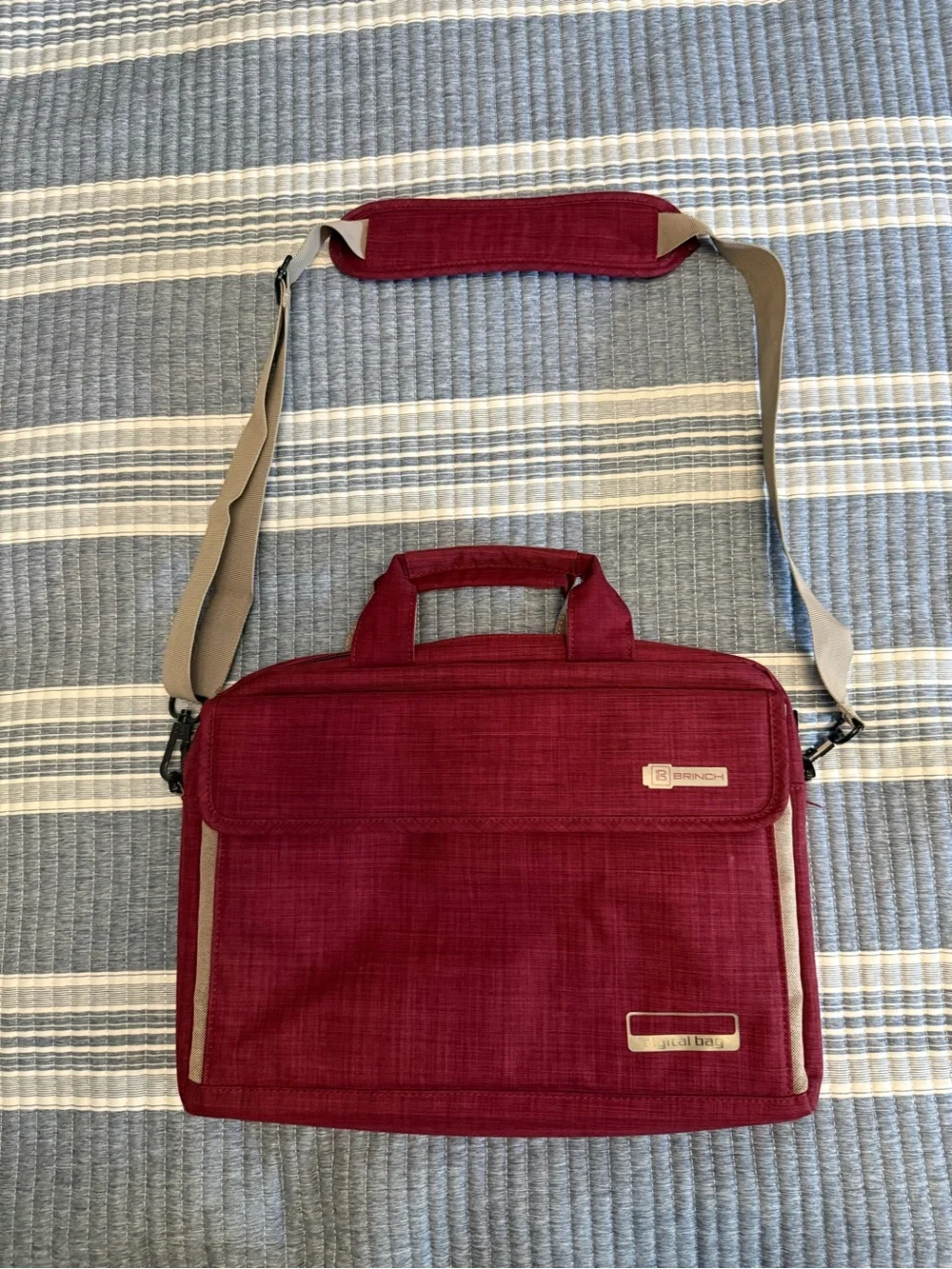 Burgundy Laptop Bag - women